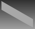 4' Bunker Wall - Solid Top Panel With Bend